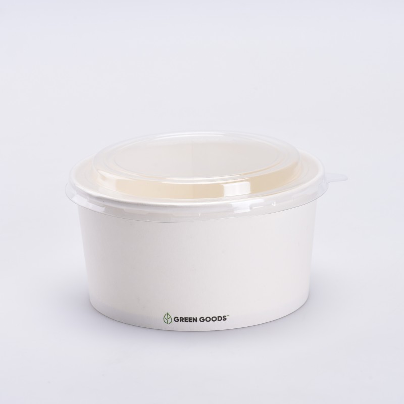 Bowl 1000 ml de PLA sin plástico. Bowl 1000 ml de PLA sin plástico.